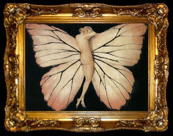 framed  Louis Lcart Butterfly Women, ta009-2